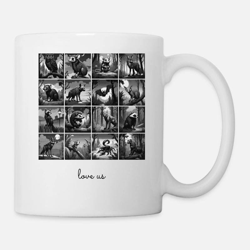 Love Us Collage 6 - Mug - white