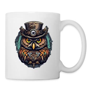 Eule - Tasse - Weiß - Rechts