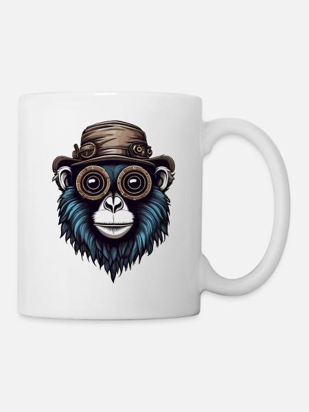 Gibbon - Tasse - Weiß
