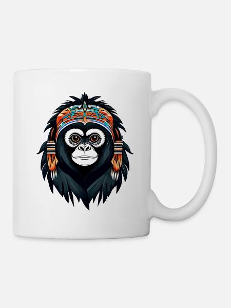 Gibbon - Tasse - Weiß