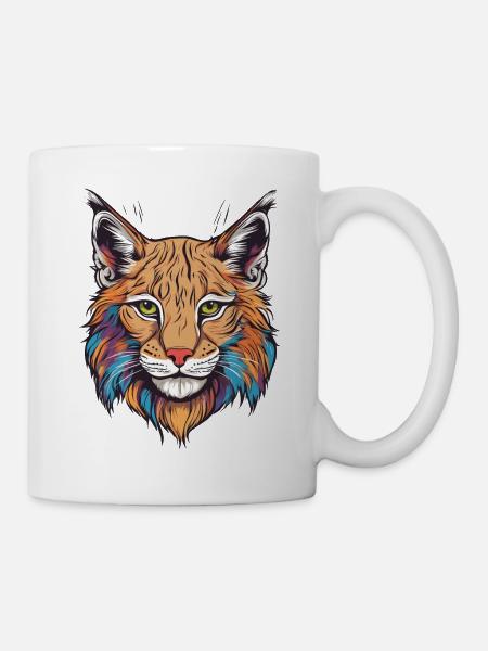 Lynx Cat - Mug - white
