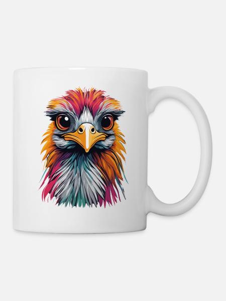 Strauß - Tasse - Weiß