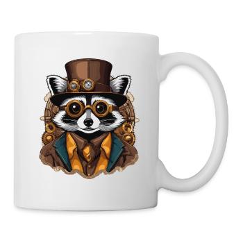 Raton laveur Punk - Mug blanc - blanc - Droite