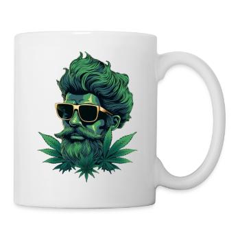 Cannabis Love Green - Mug - white - Right