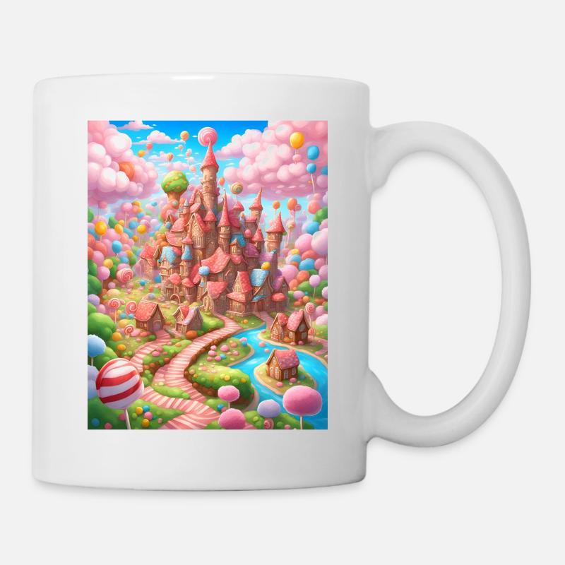 Candy Land, Château de Candy, Dreamland - Mug blanc - blanc