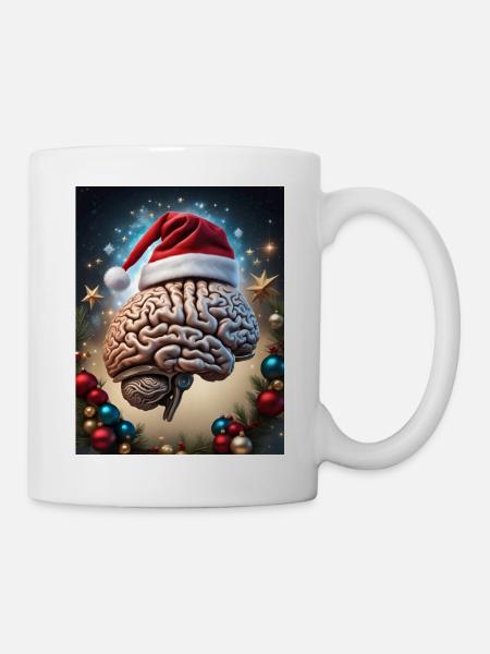 Christmas brain - Mug - white