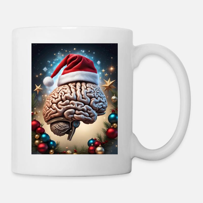 Christmas brain - Mug - white