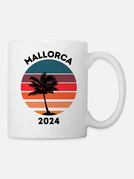 Mallorca 2024 - Tasse - Weiß