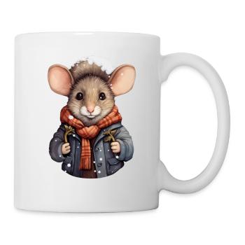 Winter Mouse - Mug - white - Right