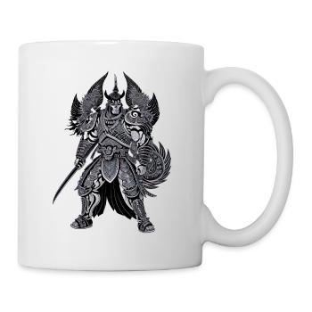 Guerrier Samouraï Japonais Oni Mystique Japon - Mug blanc - blanc - Droite