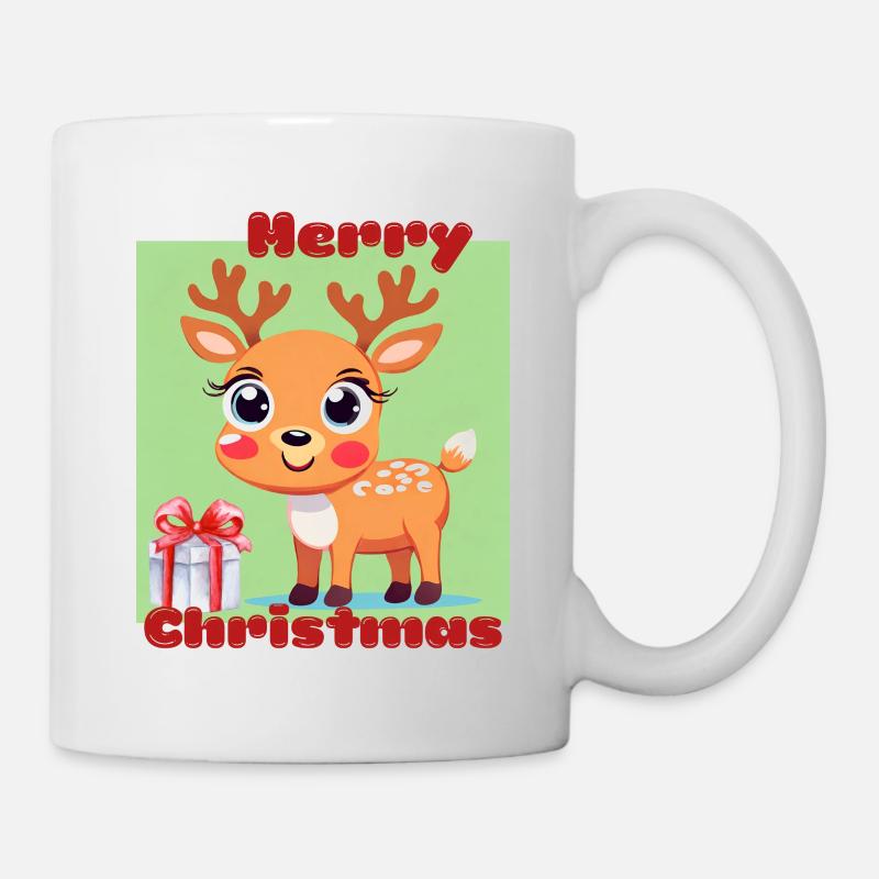 Christmas Reindeer - Mug - white