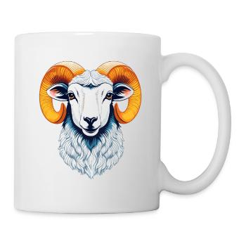 Dalls Schaf - Tasse - Weiß - Rechts