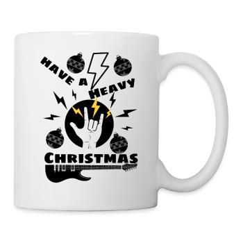 have a Heavy Christmas - Merry Christmas cool Rock - Tasse - Weiß - Rechts