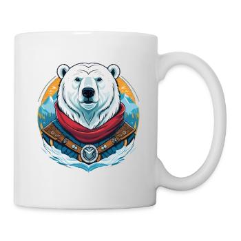 Eisbär - Tasse - Weiß - Rechts