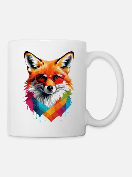 Rotfuchs - Tasse - Weiß