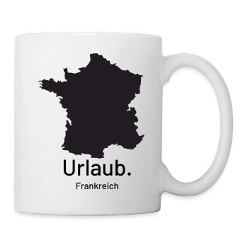 Frankreich. Urlaub. - Tasse - Weiß - Rechts