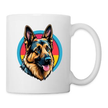 Berger allemand - Mug blanc - blanc - Droite