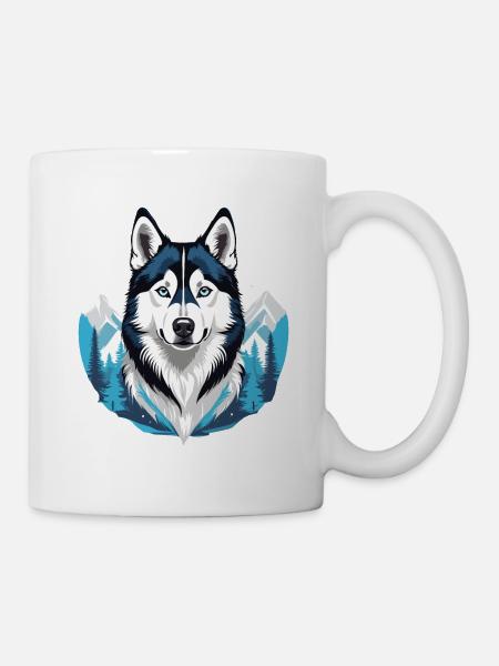 Siberian Husky - Tasse - Weiß