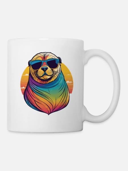 Otarie - Mug blanc - blanc