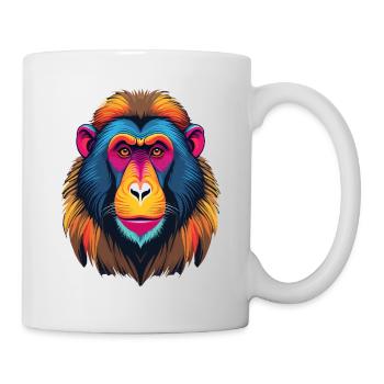 Mandrill - Mug blanc - blanc - Droite
