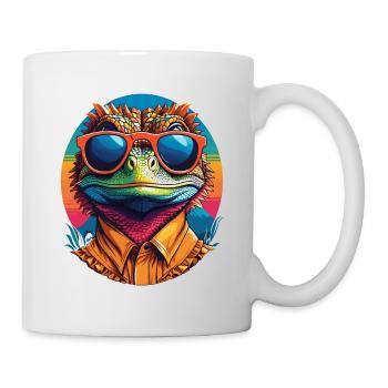Frilled Neck Lizard - Mug - white - Right
