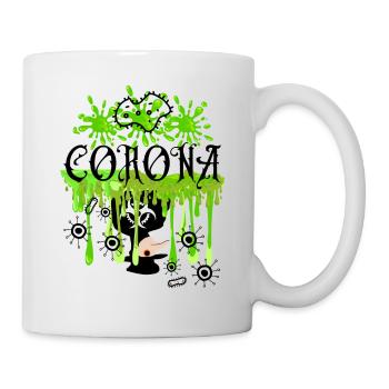 Corona toxic - Gift Idea - Funny T-Shirts - Mug - white - Right