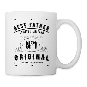 BEST FATHER NUMBER ONE IN THE WORLD - Mug - white - Right