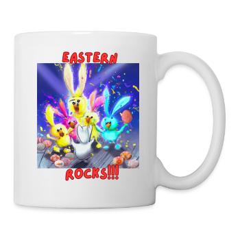 Easter rocks - Mug - white - Right