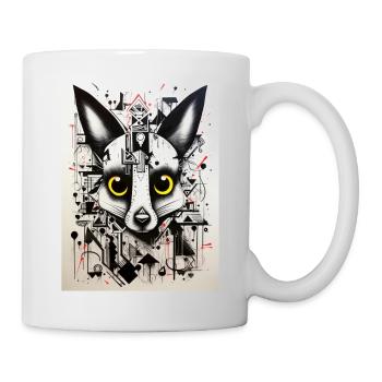 Inspirations graffiti : Kangourou - Mug blanc - blanc - Droite