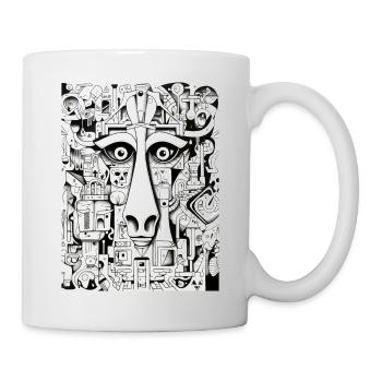 Inspirations graffiti :Camel - Mug blanc - blanc - Droite