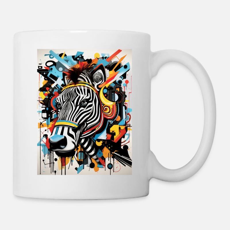 Graffiti Inspirations:Zebra - Mug - white