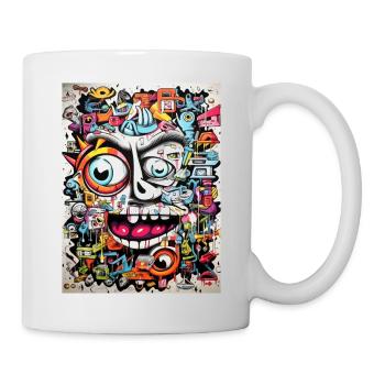 Inspirations graffiti :Gnu - Mug blanc - blanc - Droite