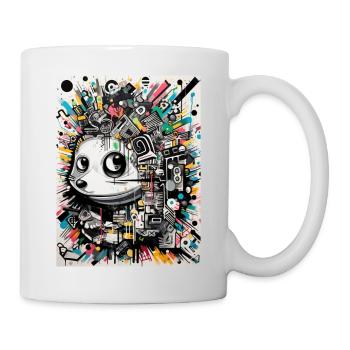 Graffiti Inspirationen:Igel - Tasse - Weiß - Rechts