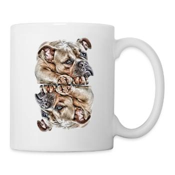 Dictons de chien Chien Chiens Bouledogue - Mug blanc - blanc - Droite