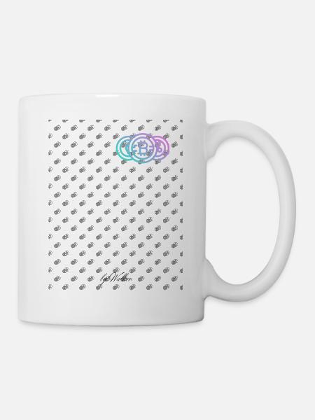 Bitcoin - Tasse - Weiß