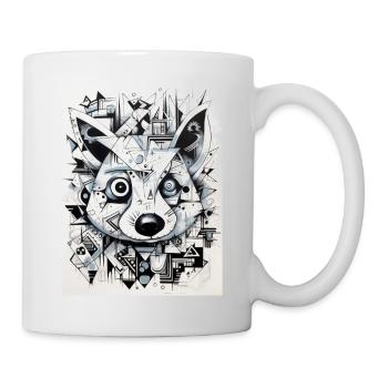 Wombat Graffiti - Mug blanc - blanc - Droite