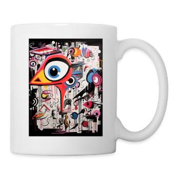 strauss geometric - Tasse - Weiß - Rechts