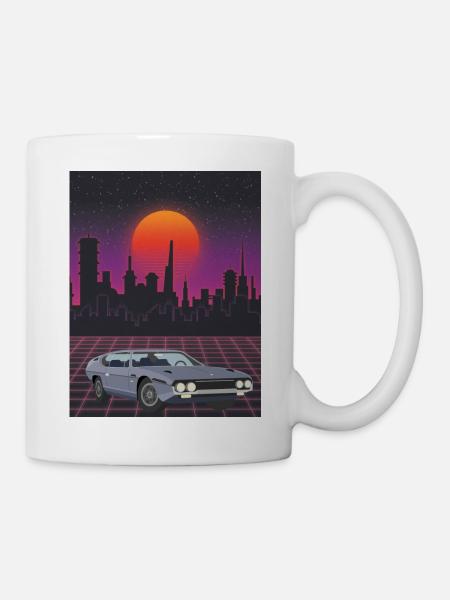 Auto - Tasse - Weiß