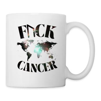 F... CK CANCER - ESPOIR, AMOUR ET COMBAT - Mug blanc - blanc - Droite