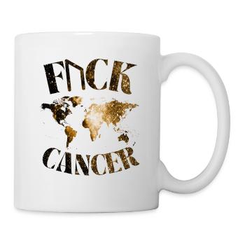 F... CK CANCER - ESPOIR, AMOUR ET COMBAT - Mug blanc - blanc - Droite