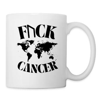 F... CK CANCER - ESPOIR, AMOUR ET COMBAT - Mug blanc - blanc - Droite