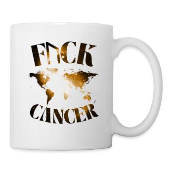 F... CK CANCER - ESPOIR, AMOUR ET COMBAT - Mug blanc - blanc - Droite