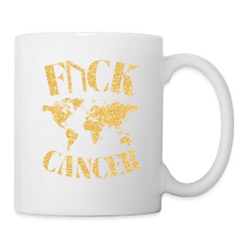 F... CK CANCER - ESPOIR, AMOUR ET COMBAT - Mug blanc - blanc - Droite