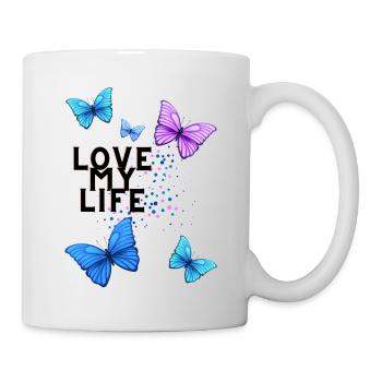 LOVE MY LIFE - Mug - white - Right