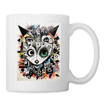 Opossum Cartoon - Mug - white - Right