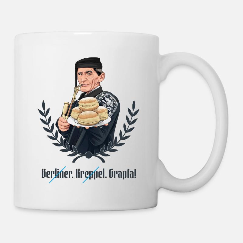 Rieser Grantler // Illustration - Tasse - Weiß