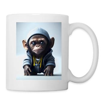 Monkey from the Hood - Mug - white - Right