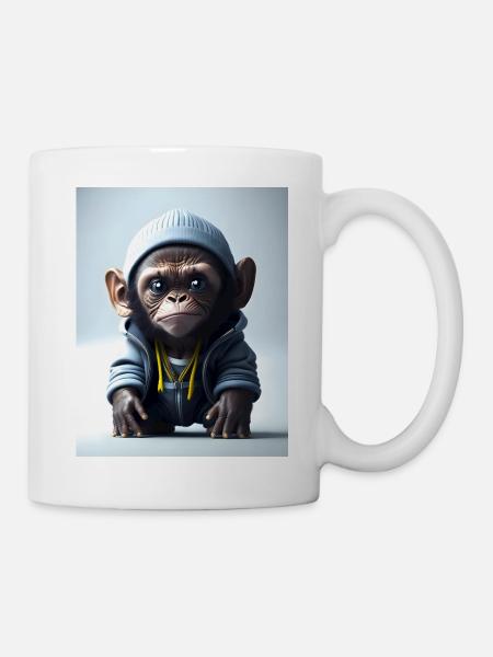 Monkey from the Hood - Mug - white