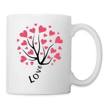 Love tree - Mug - white - Right