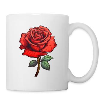 Red Rose - Mug - white - Right